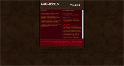 Desktop Screenshot of aniah-models.com